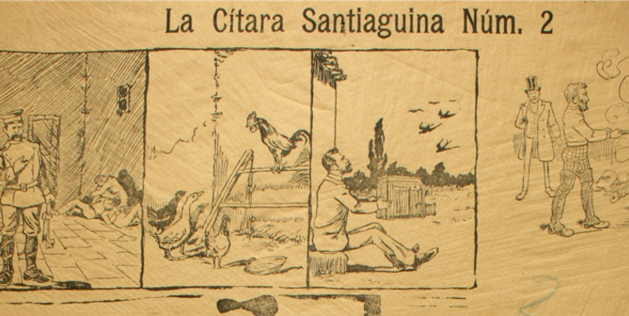 Juana María Inostroza, Plano detalle La Cítara Santiaguina Núm. 2. Pliego de 55 x 38 cm.