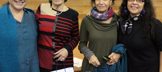 Emma de Ramón, María Inés Mardones, Schlomit Baytelman y Marcela Morales