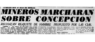 2 de mayo de 1960. Marcha a Concepción