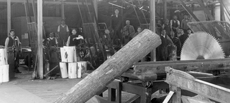 Trabajadores de la industria de fósforos de Talca, 1935