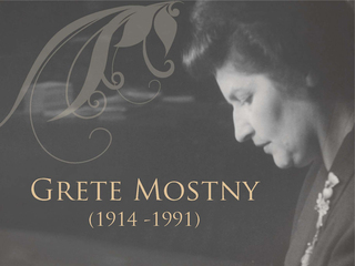 Grete Mostny.