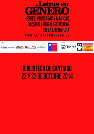 Programa Encuentro Letras en Género 2014.