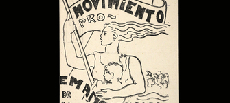 Afiche Primer Congreso Memch, 1937.