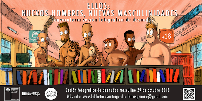 Afiche ellos: nuevos hombres, nuevas masculinidades.